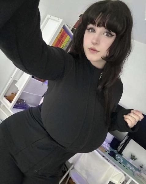 Busty in black