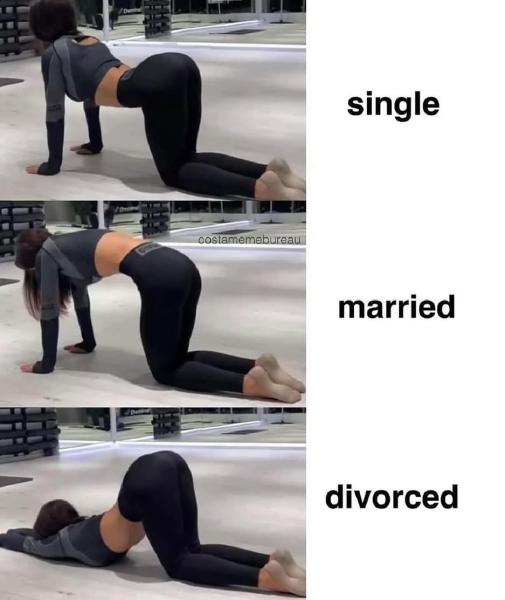 oo - single _ married a ee divorced 4